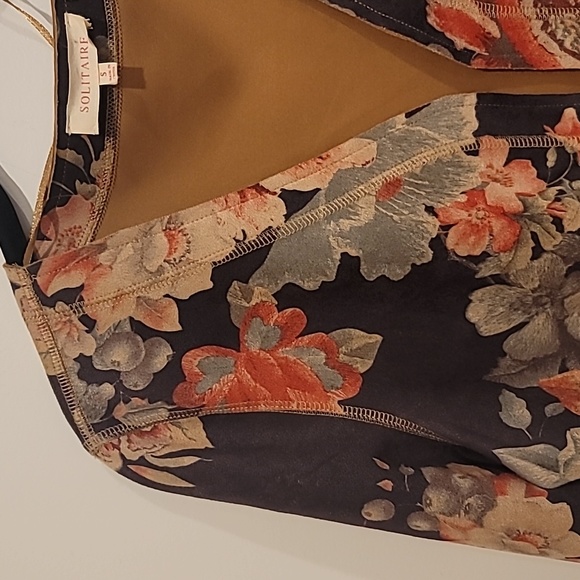 Solitaire Duster Navy, sz S, NWOT - Picture 2 of 6